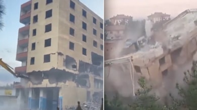 Diyarbakır'da 6 katlı bina, yıkım sırasında çöktü