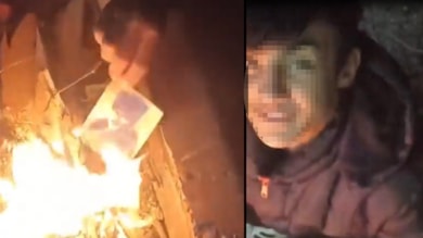 Atatürk'ün fotoğrafını yakan liseliler gözaltına alındı