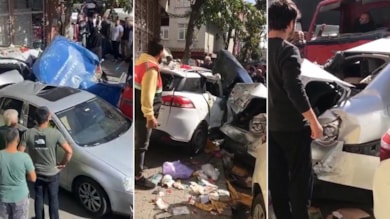 İstanbul'da kamyonet sokağı savaş alanına çevirdi