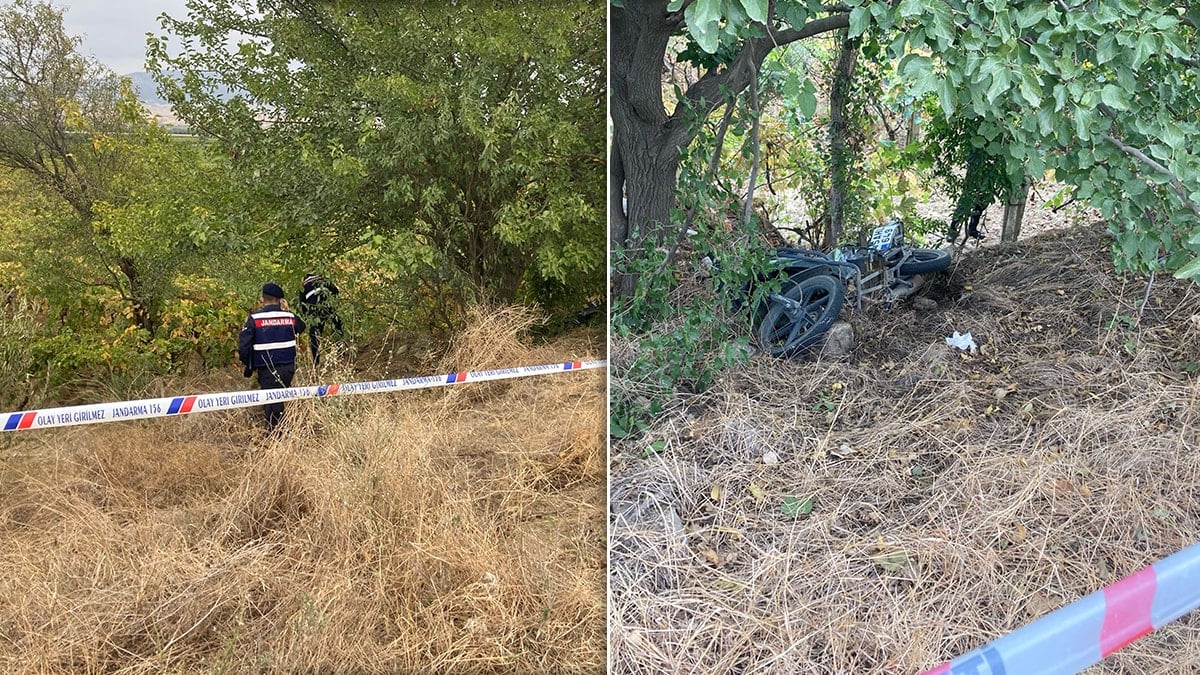 Kayıp genç yol kenarında motosikletinin yanında ölü bulundu