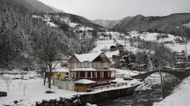 Rize'nin yüksek kesimlerinde kar yağışı etkili oldu