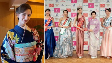 Ukrayna doğumlu Carolina, Japonya güzeli oldu: Tepkiler büyüyor