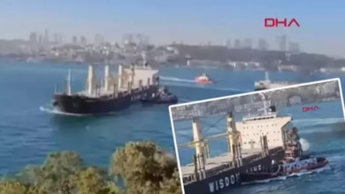 İstanbul’da gemi kazası! İki gemi çarpıştı