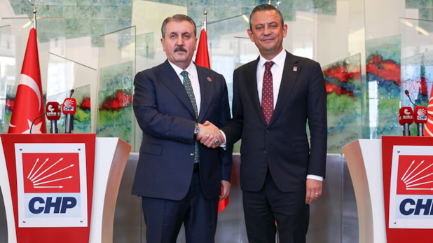 BBP lideri Destici'den CHP Genel Başkanı Özel'e ziyaret