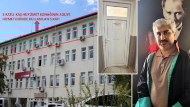 Kaş Adliyesi tuvaletinde anahtar kullanımı da kaldırıldı