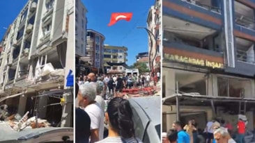 İzmir'de doğalgaz patlaması: Çok sayıda ölü ve yaralı var