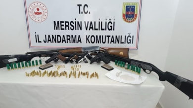 Mersin'de silah kaçakçılığı operasyonu: 7 gözaltı