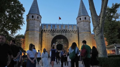 Topkapı Sarayı'nda ilk kez gece turları başladı