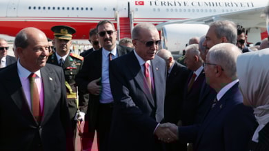 Cumhurbaşkanı Erdoğan KKTC'de