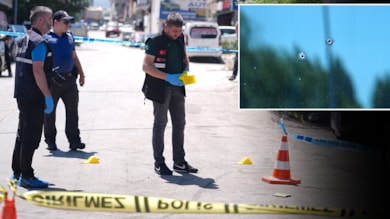 Erzurum'da bir iş yerine silahla ateş açıldı