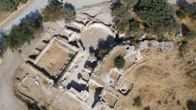 Alexandria Troas Antik Kenti'nde 1800 yıllık yapılar ortaya çıkarıldı