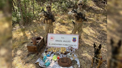Bingöl'de terör örgütü PKK/KCK'ya ait sığınak bulundu