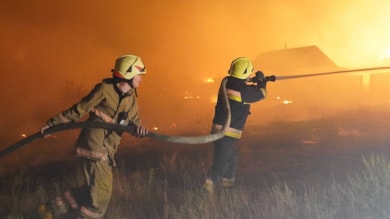 Ukrayna’da orman yangını