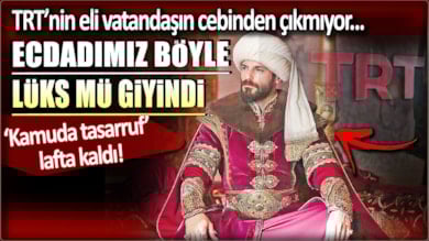 TRT, Sultan Mehmed'i 12 milyon liraya giydirdi
