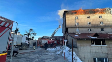 Kartalkaya'daki otel yangına yayın yasağı getirildi