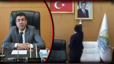 Erdoğan'ın fotoğrafını kaldırmıştı... Belediye Başkanına gözaltı