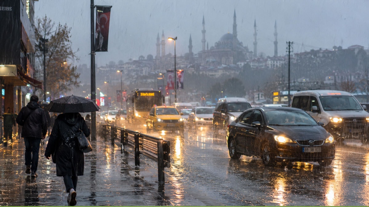 İstanbul’da AKOM’dan fırtına ve sağanak uyarısı