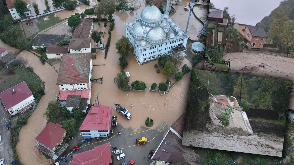 Sapanca’da sel bilançosu: Villa yıkıldı, yollar kapandı, mezarlık sular altında kaldı