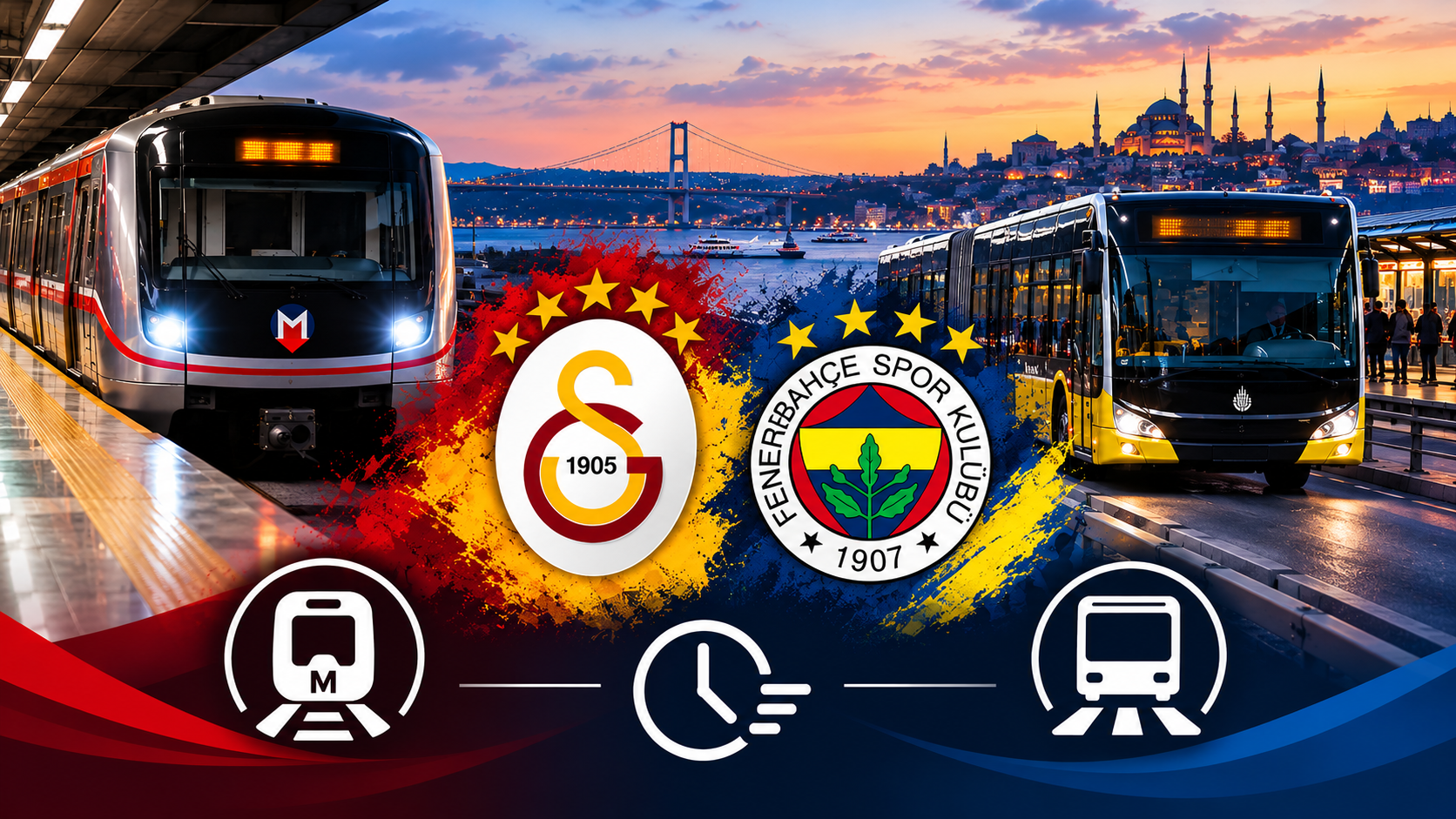 İstanbul'da bugün metro ve metrobüs saat kaça kadar açık? 26 Ekim 2026 derbi tarifesi