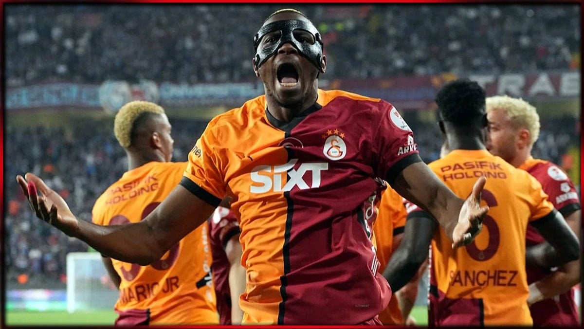 Galatasar'da Osimhen sevinci yaşanıyor