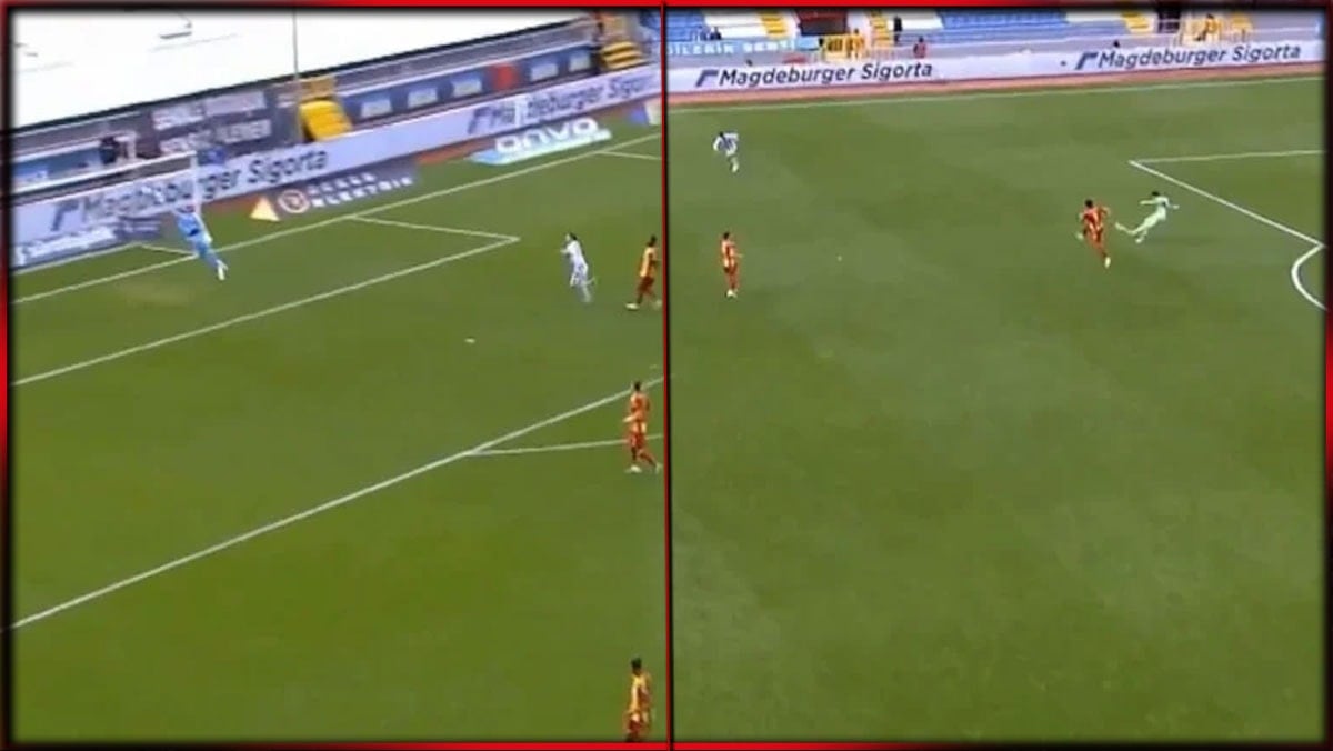 Süper Lig’de kaleden kaleye tarihi gol!