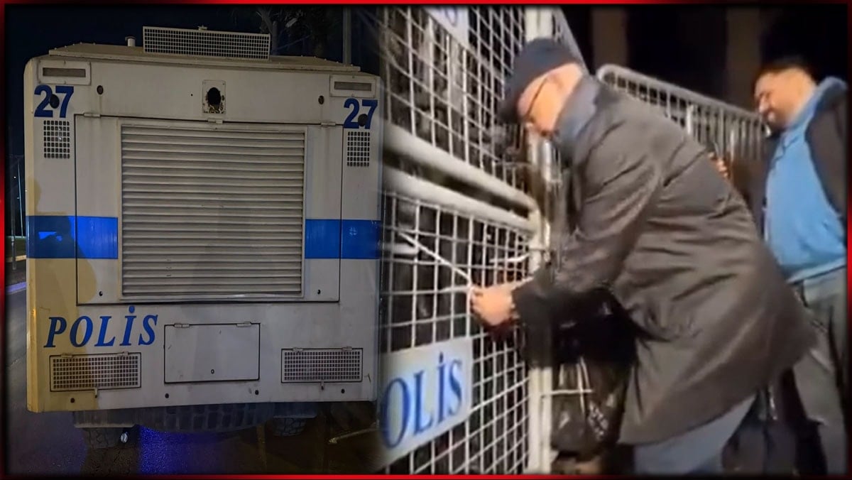 Mahmut Tanal sahaya inerek kelepçeleri kesti