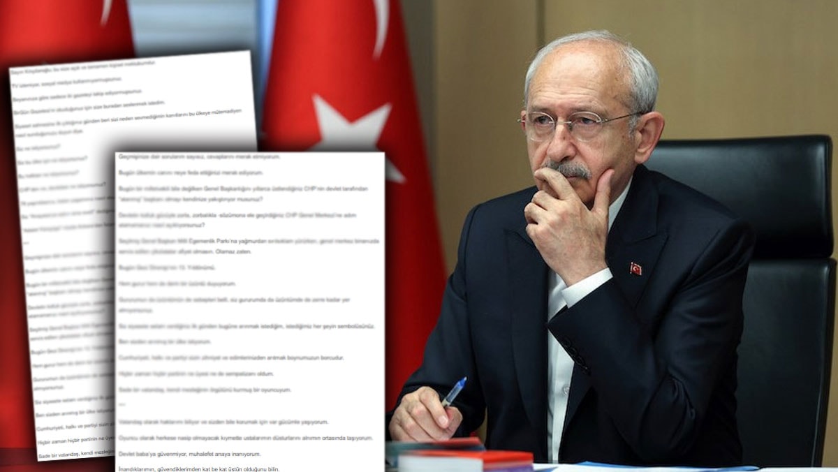 Ünlü oyuncudan Kılıçdaroğlu’na mektup: ‘Sizden arınmış bir ülke istiyorum’