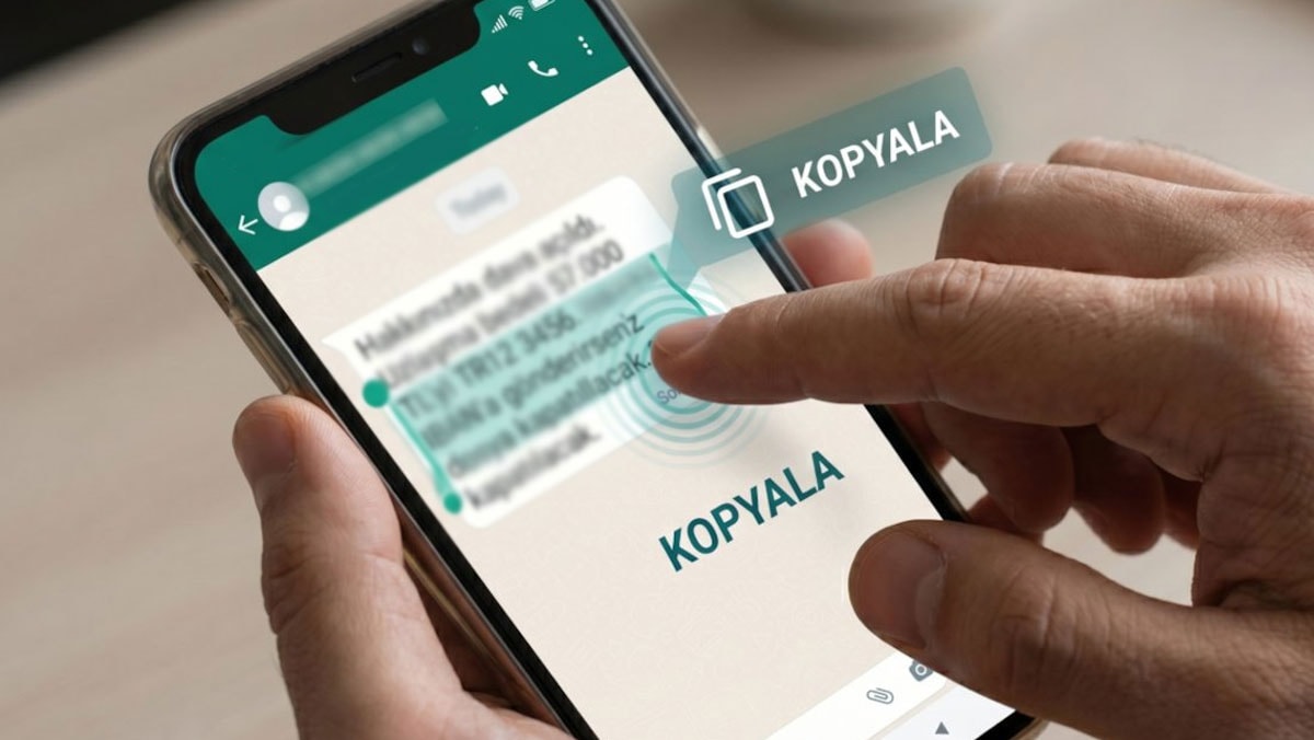WhatsApp'tan IBAN paylaşan yandı