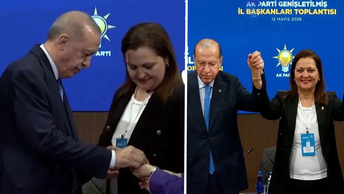 Burcu Köksal AKP'ye katıldı: Rozetini bizzat Erdoğan taktı