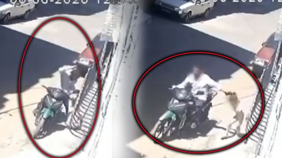 7 yaşındaki kızını darp edip, saçından tutarak motosiklerle 