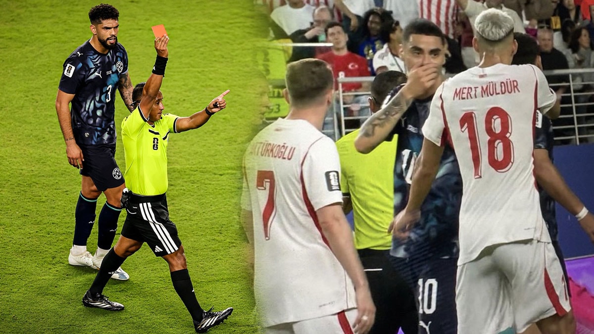 FIFA'nın yeni kuralı ilk kez Türkiye maçında uygulandı, kırmızı kart gördü