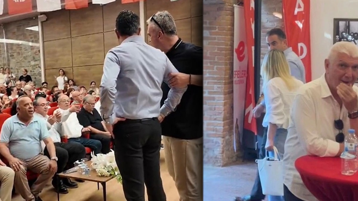 'Birlik' toplantısında gerginlik: CHP'li belediye başkanı eşiyle salonu terk etti