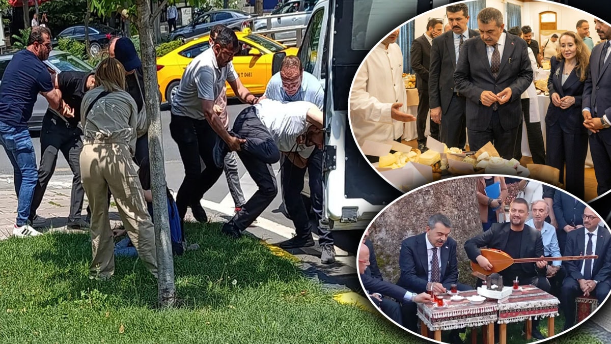Açız diyen ögretmen dayak, Bakan Yusuf Tekin peynir yedi!