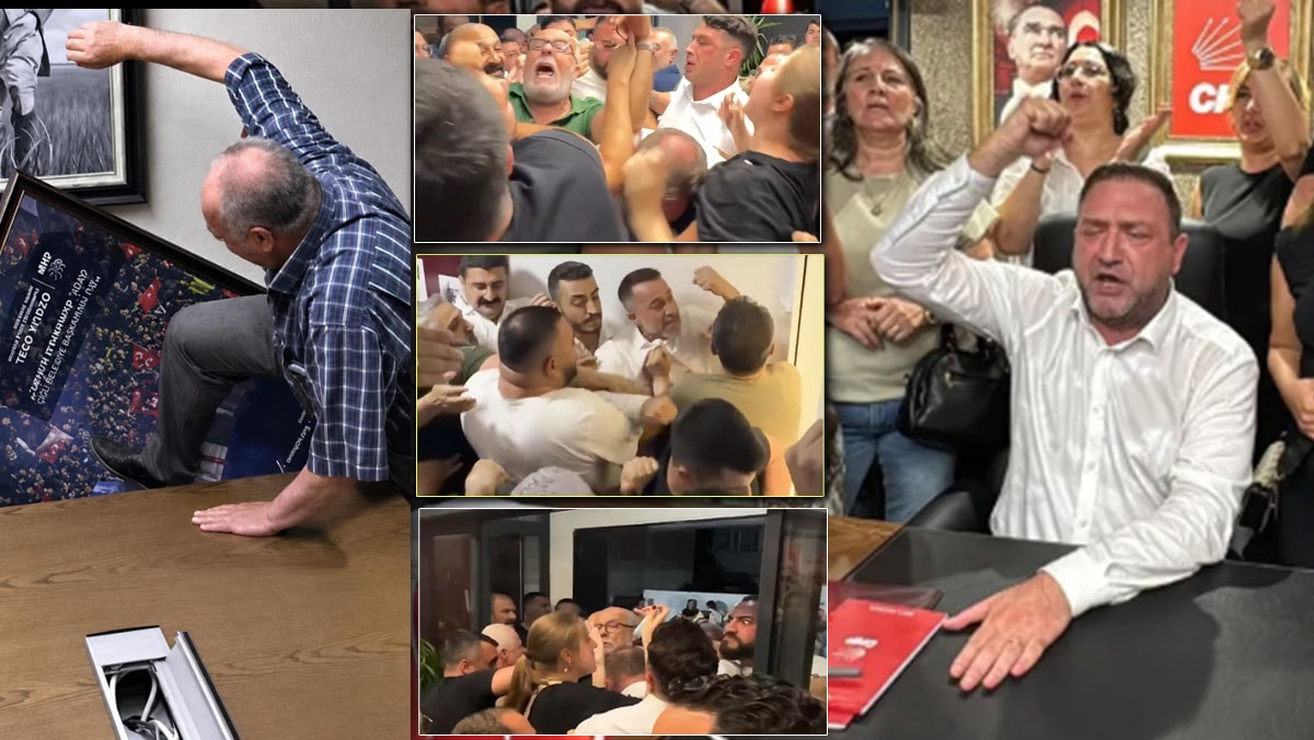 Kılıçdaroğlu yönetiminden CHP İl Başkanlığı’nda yumruklu devir teslim töreni!