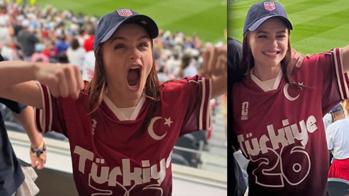 Dünya yıldızı ABD- Türkiye maçına ay-yıldızlı formayla geldi
