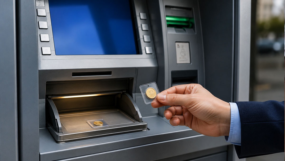 ATM'lerden artık gram altın alınabilecek