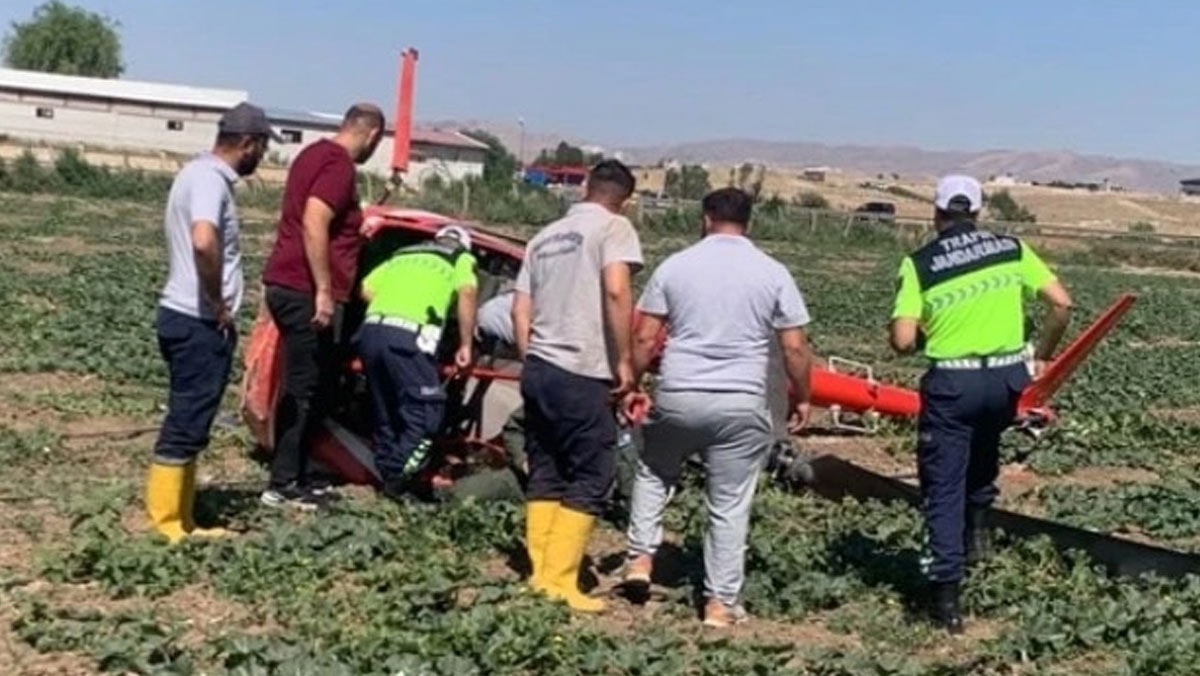 Ankara'da eğitim helikopteri düştü: Emekli Albay hayatını kaybetti