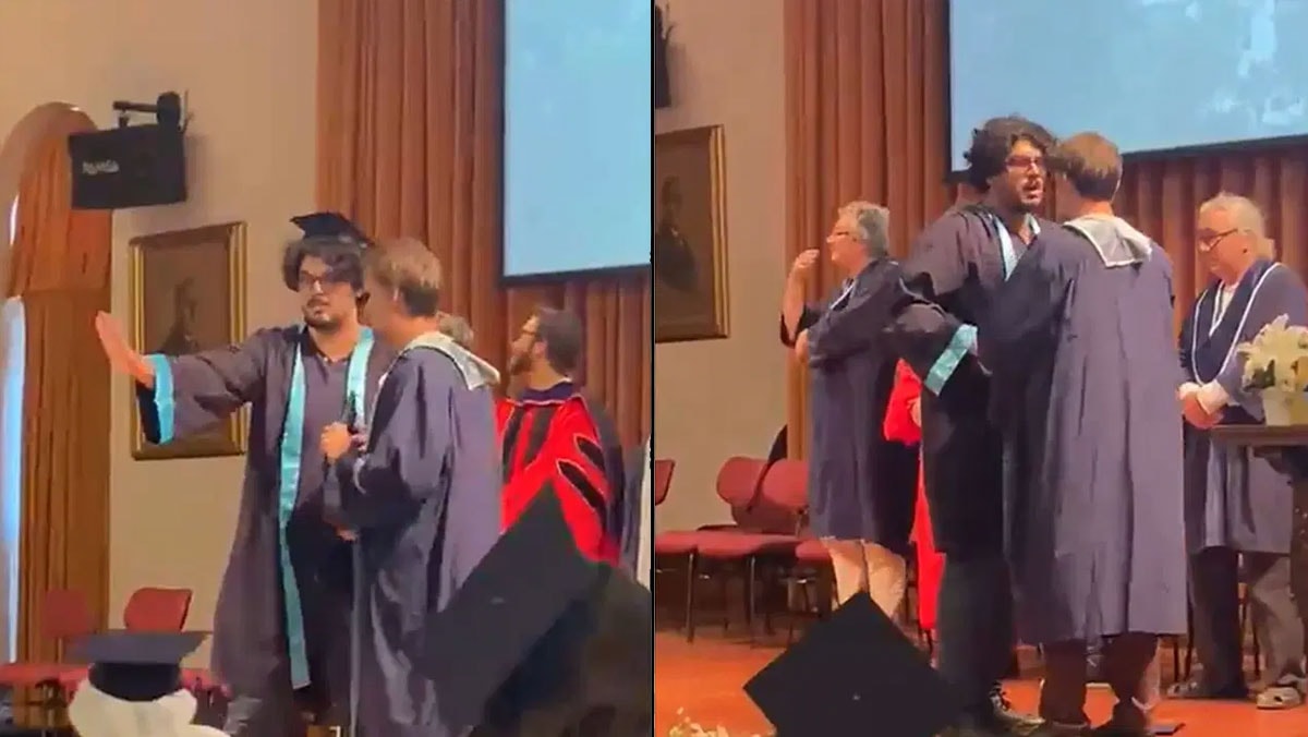 Öğrenci fotoğraf çektirmek istemedi, öğretim üyesi diplomasını vermedi