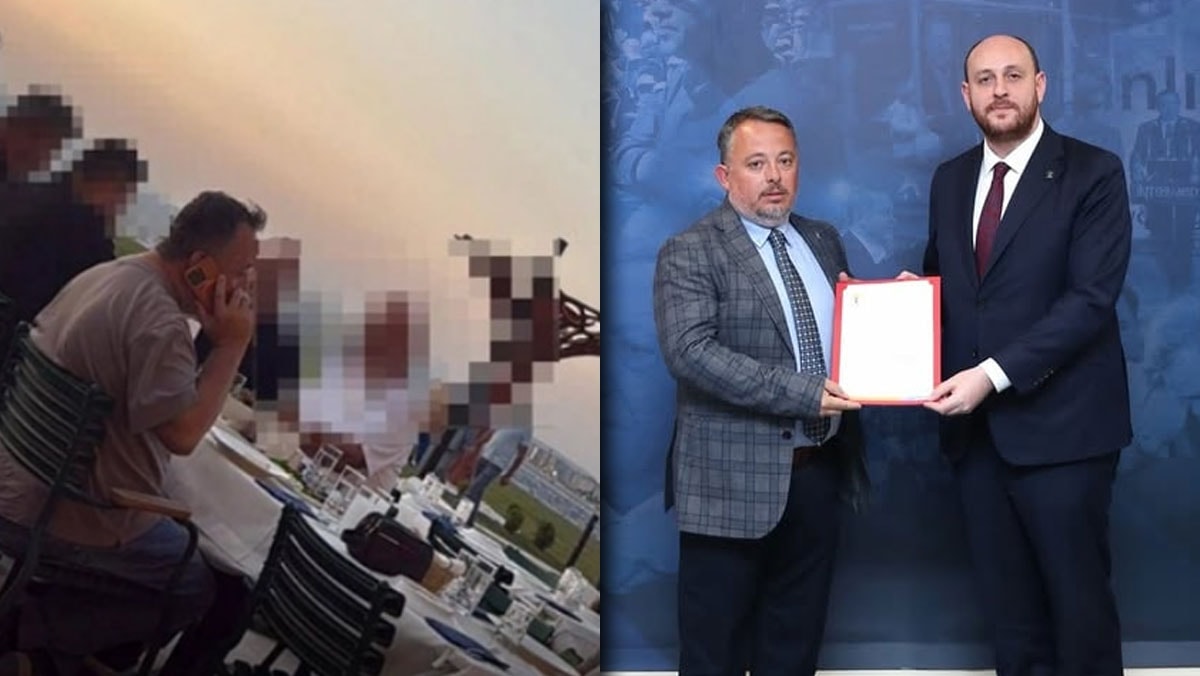 Rakı içerken fotoğrafı çekilen AKP'li başkan, görevden alındı