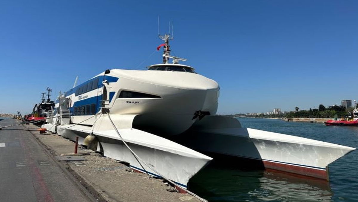 Mersin-Girne hattında seferler durduruldu