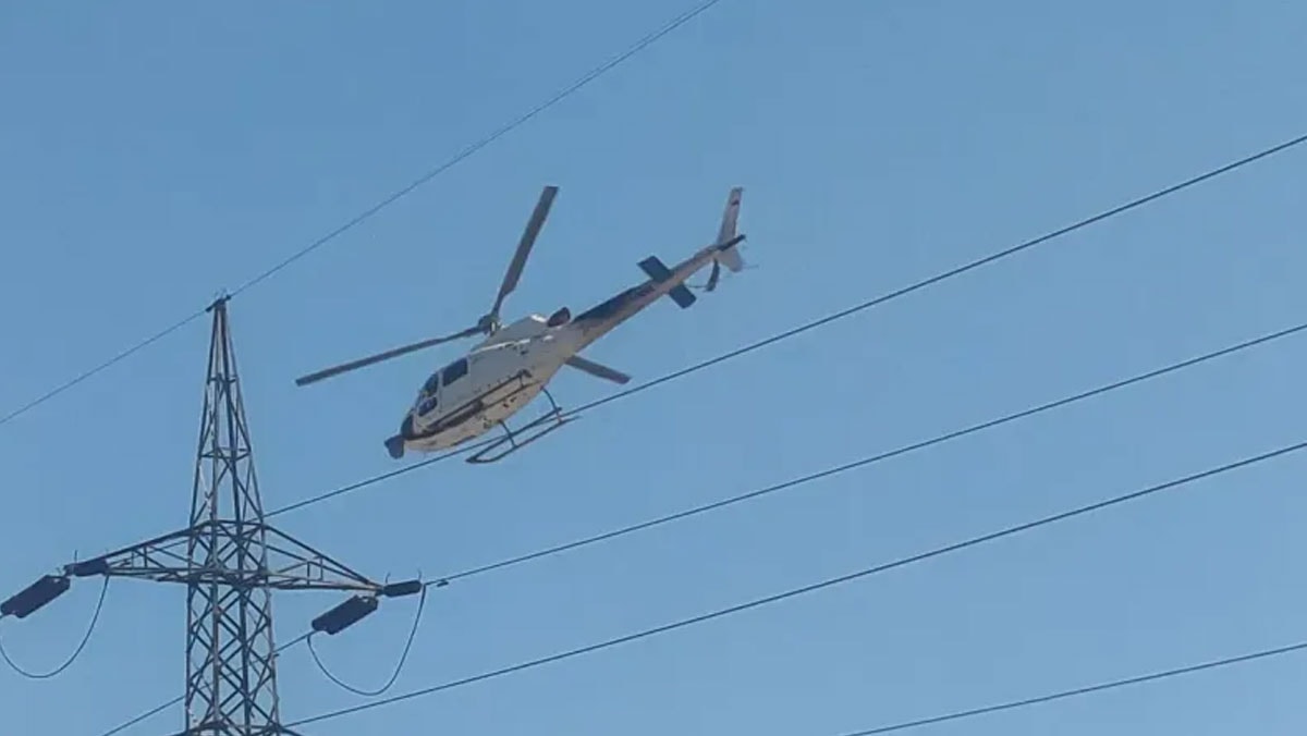 Giresun'da tarama yapan helikopter düştü!
