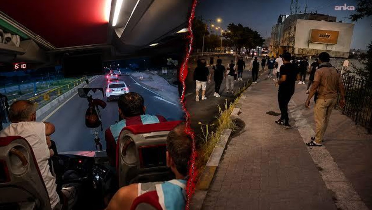 Diyarbakır’da Trabzonspor taraftarlarının otobüsüne taşlı saldırı: 7 kişi gözaltında