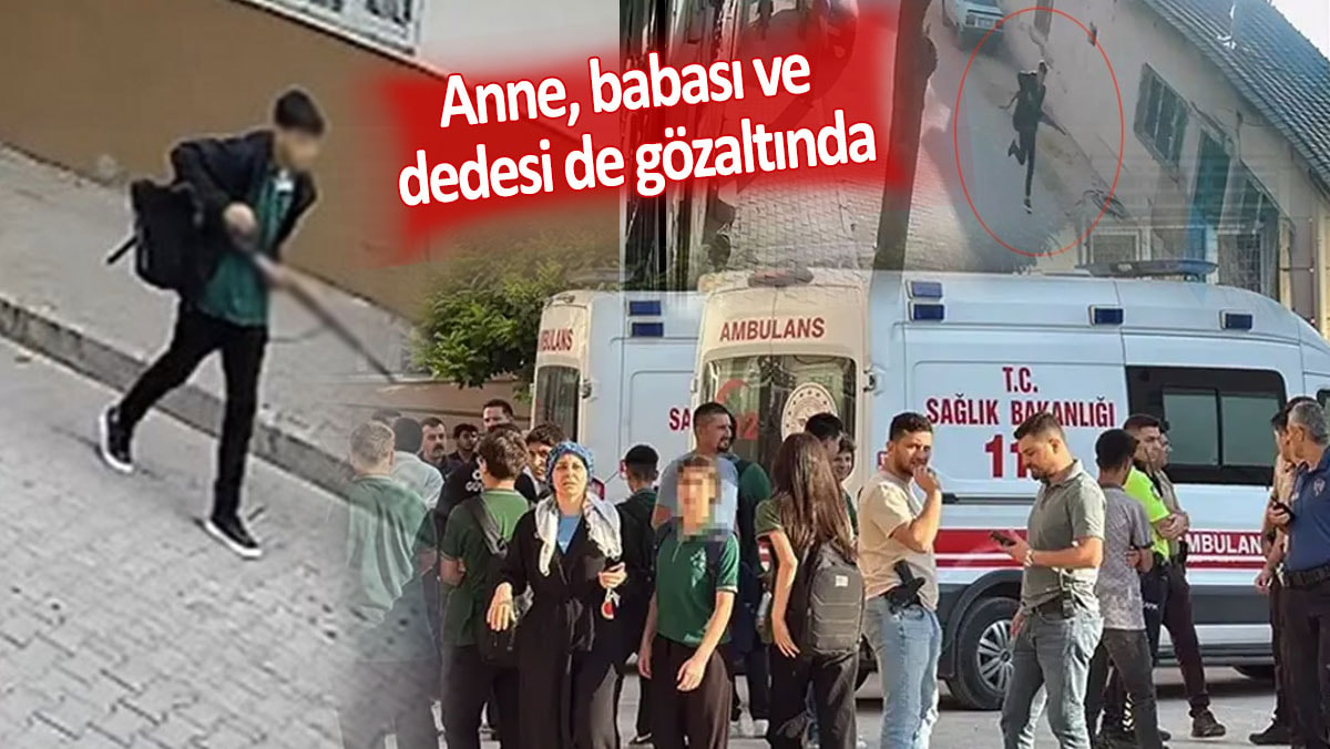 Manisa'da okula silahlı saldırı! Yaralı öğrenciler var